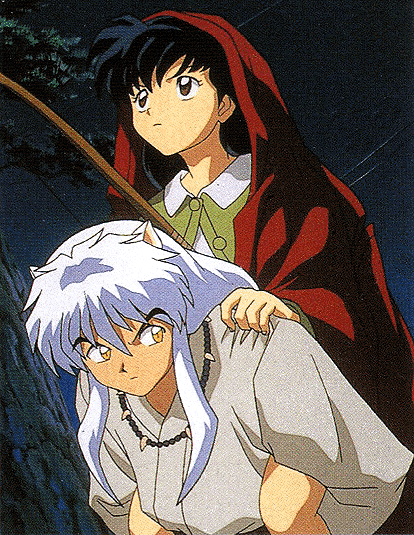 Kagome and Inuyasha's back (seen in ep with Yura)