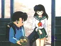 Kagome and her little bro Sota...