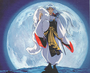 A very cool shot of Sesshomaru...